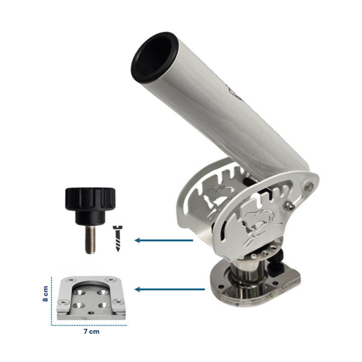 Portacañas Blackshark Oval XL