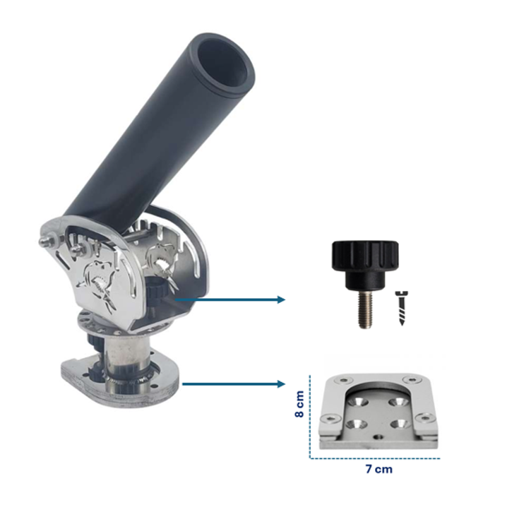 Portacañas Blackshark Oval XL