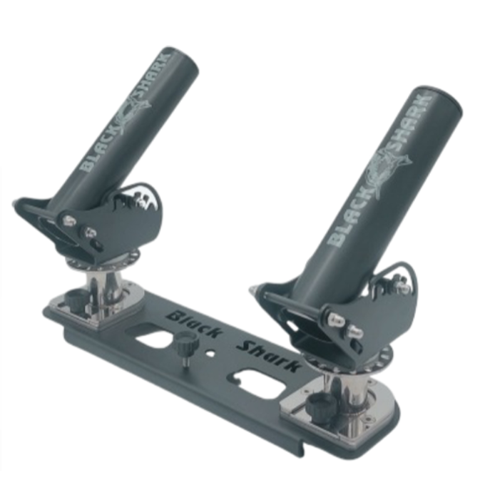 ROCKET 2 Blackshark – Doble suporte para cañas con base