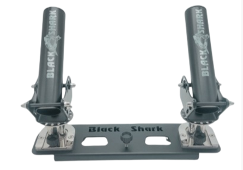ROCKET 2 Blackshark – Doble suporte para cañas con base
