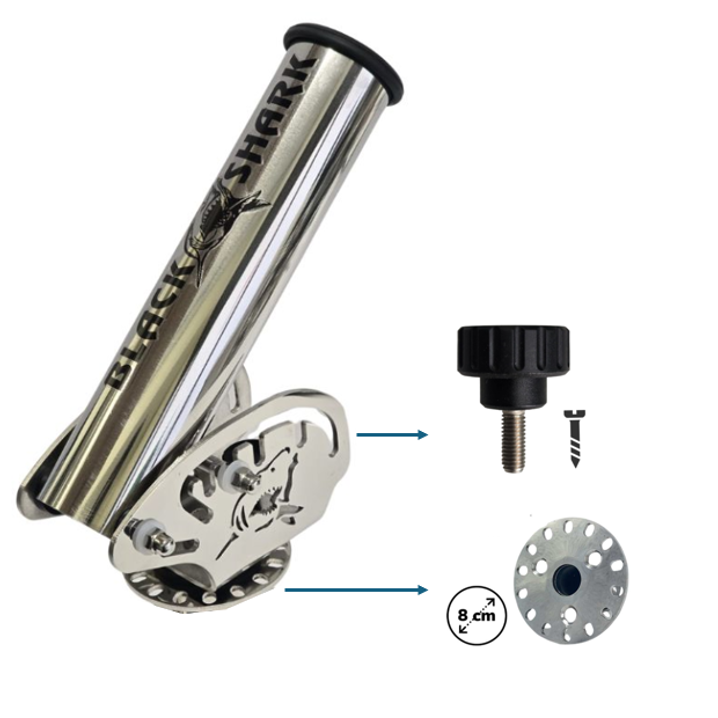 Portacañas Blackshark Oval XL