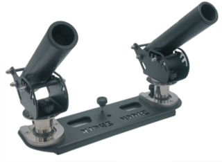 ROCKET 2 Blackshark – Doble suporte para cañas con base