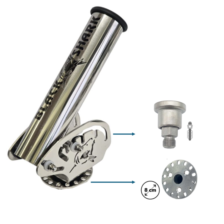 Portacañas Blackshark Oval XL