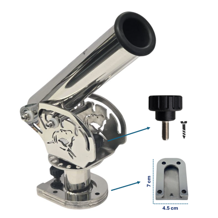 Portacañas Blackshark Oval XL