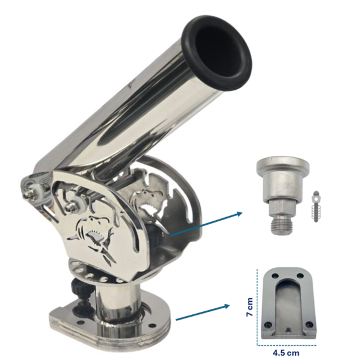 Portacañas Blackshark Oval XL