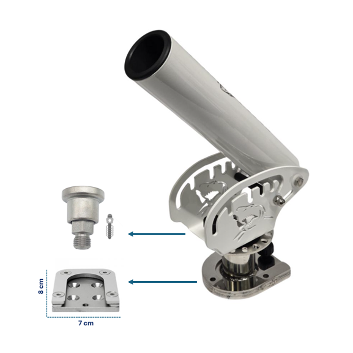 Portacañas Blackshark Oval XL