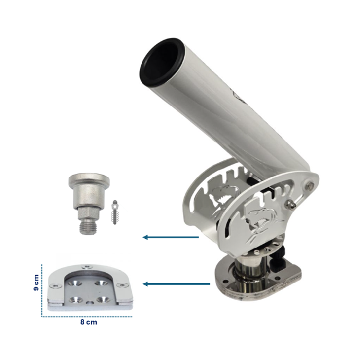 Portacañas Blackshark Oval XL