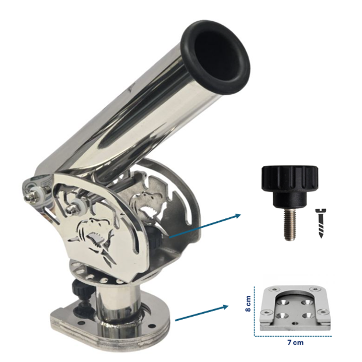 Portacañas Blackshark Oval XL