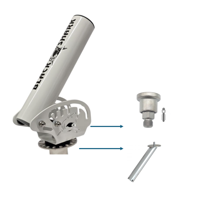 Portacañas Blackshark Oval XL