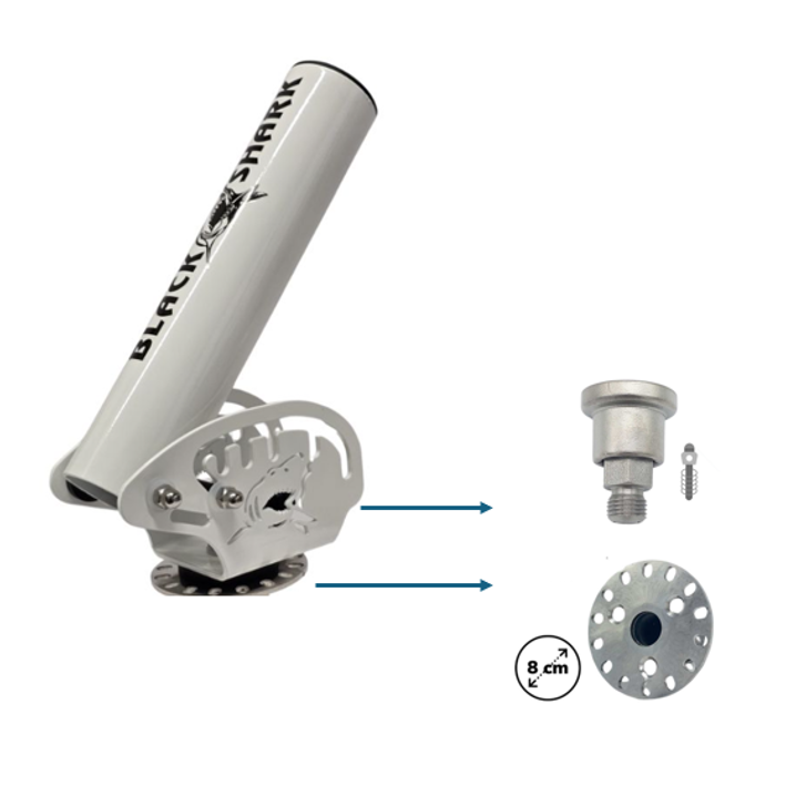 Portacañas Blackshark Oval XL