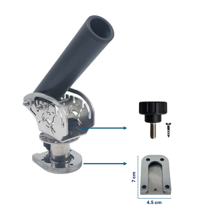 Portacañas Blackshark Oval XL