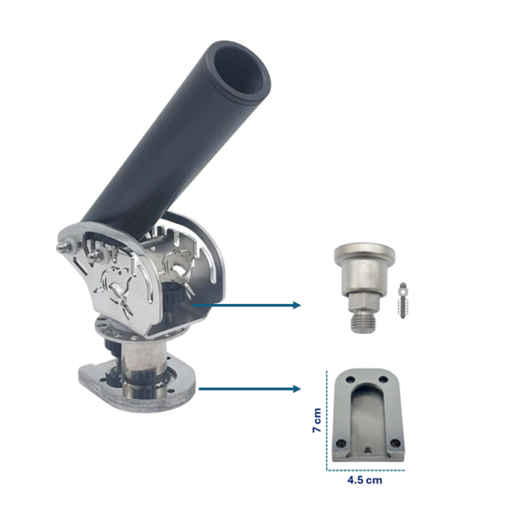 Portacañas Blackshark Oval XL