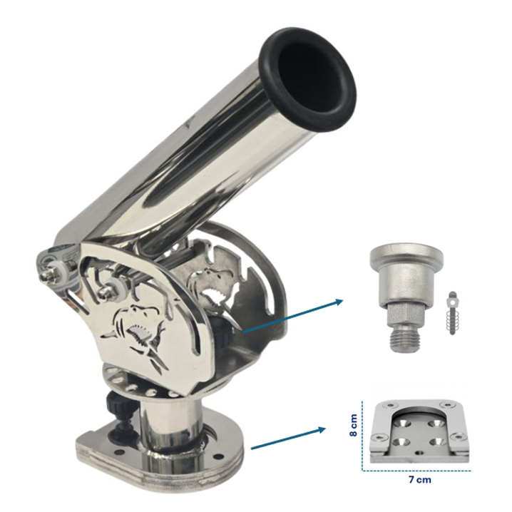 Portacañas Blackshark Oval XL