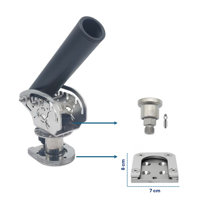 Portacañas Blackshark Oval XL