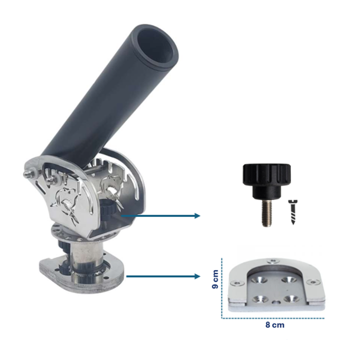 Portacañas Blackshark Oval XL