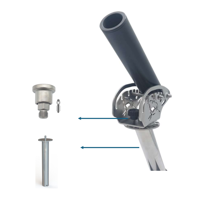 Portacañas Blackshark Oval XL