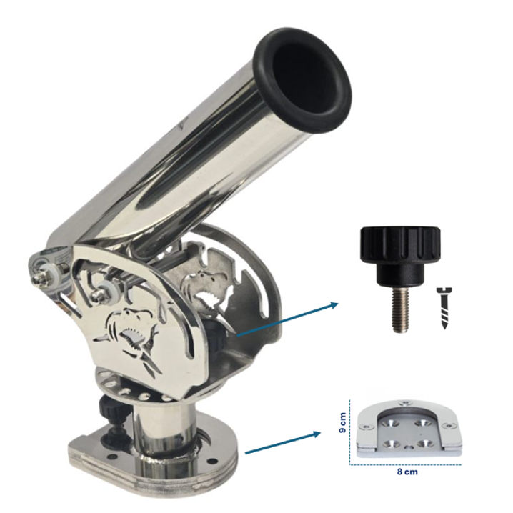 Portacañas Blackshark Oval XL