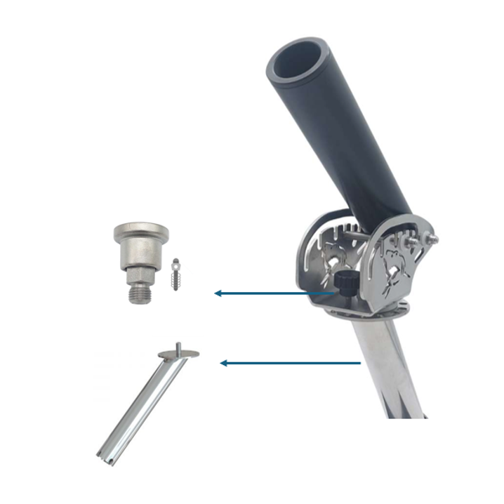 Portacañas Blackshark Oval XL