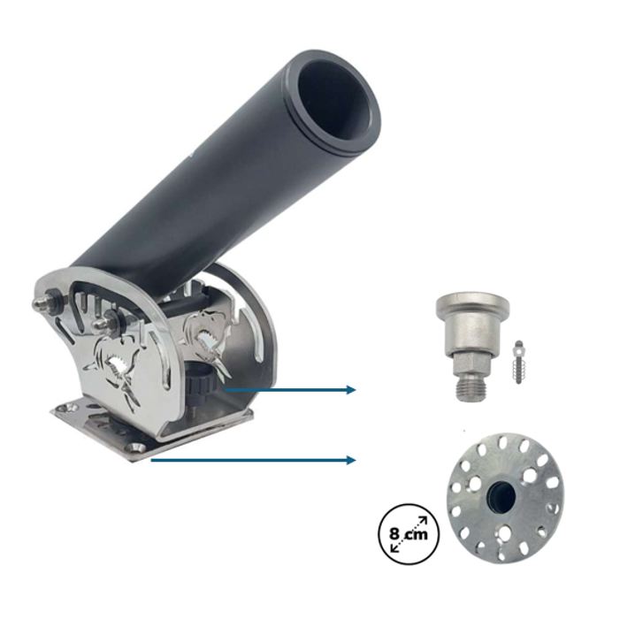 Portacañas Blackshark Oval XL