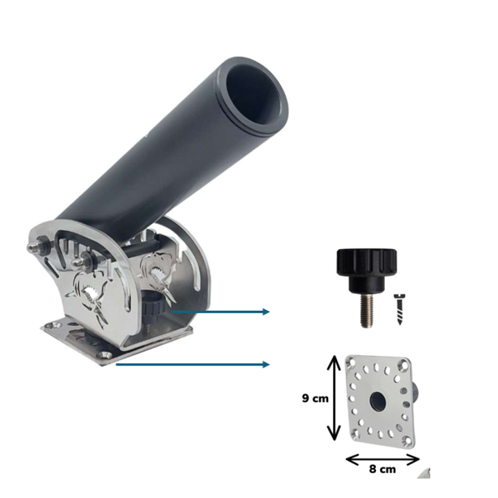 Portacañas Blackshark Oval XL