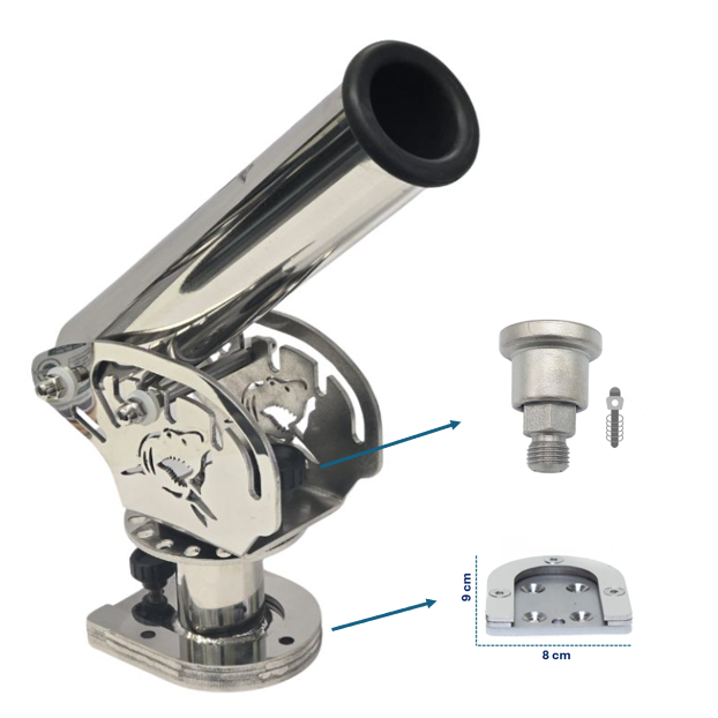 Portacañas Blackshark Oval XL