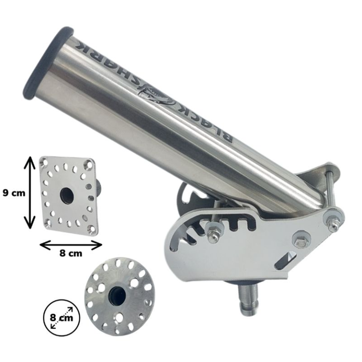 Portacañas en Acero inoxidable