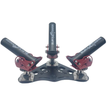 Portacañas Blackshark ROCKET 3 – Triple suporte para cañas con base