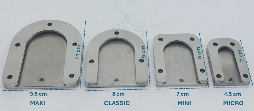 Base Blacksharck in acero inoxidable AISI 316L